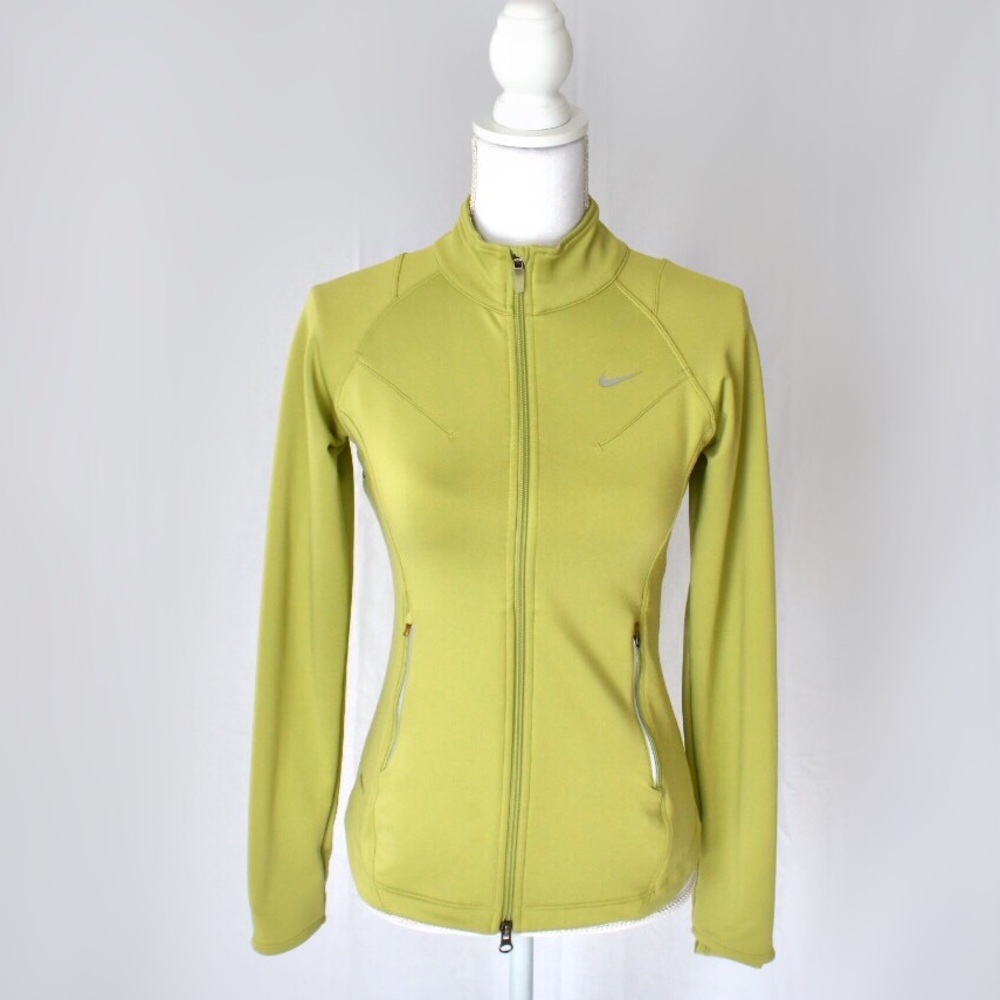 Olive green Nike running jacket •size small•
